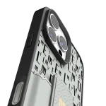 CASE GRIPSTAND MORPHIX با نگهدارنده کارت برای iPhone 16 PRO - GRAY - برند لِوِلو Levelo - تصویر 8