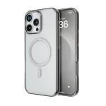 کیف ELIO PC با پایه حلقه دوربین برای iPhone 16 PRO MAX- SILVER - برند لِوِلو Levelo - تصویر 4