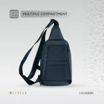 کیف URBAN SLING - مشکی - برند لِوِلو Levelo - تصویر 6