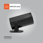 4K PROJECTOR PRO ANDROID 11 با کیستون خودکار - مشکی - برند پرودو Porodo - تصویر 8