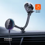 نگهدارنده شارژ MAGSAFE نیمه هادی - مشکی - برند پرودو Porodo - تصویر 2
