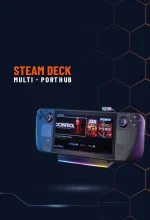 STREAM DECK HUB WITH WLAN PD 100W - BLACK - برند پرودو گیمینگ Porodo gaming - تصویر 10