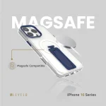 قاب دستگیره MAGSAFE MORPHIX برای iPhone 16 PRO MAX - آبی - برند لِوِلو Levelo - تصویر 15