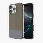 کیف چرمی CUIR TWO TONE برای iPhone 16 PRO MAX- GRAY - برند لِوِلو Levelo - تصویر 18