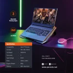 فن خنک کننده لپ تاپ AL RGB - برند پرودو گیمینگ Porodo gaming - تصویر 6