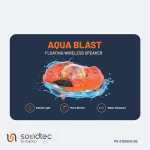 7 SOUNDTEC DISCO LED LIGHT بلندگوی شناور ضد آب 100W IP6 - نارنجی - برند پرودو Porodo - تصویر 8
