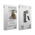 قاب دستگیره MAGSAFE MORPHIX برای iPhone 16 PRO MAX - مشکی - برند لِوِلو Levelo - تصویر 17
