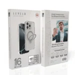 VERONA CASE برای iPhone 16 PRO MAX - CLEAR - برند لِوِلو Levelo - تصویر 17