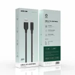کابل پی وی سی USB-A به لایتنینگ 2M - مشکی - برند گرین لاین Green lion - تصویر 2
