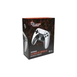 کنترلر PS4 GAMEPAD 600MAH - سفید/مشکی - برند پرودو گیمینگ Porodo gaming - تصویر 2