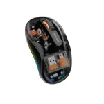 ماوس لاک پشت بی سیم 2400DP - مشکی - برند گرین لاین Green lion - تصویر 2