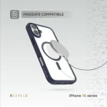 کیس انفرادی MAGSAFE برای آیفون 16 - آبی عمیق - برند لِوِلو Levelo - تصویر 5