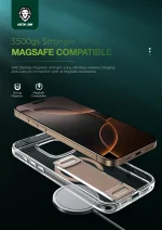 MAGSAFE GRIP CASE IPHONE 16 PRO - DESERT TITANIUM - برند گرین لاین Green lion - تصویر 3