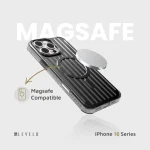 CASE MAGSAFE CABIN FOR IPHONE 16 PRO - BLACK - برند لِوِلو Levelo - تصویر 19
