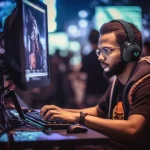 هدفون گیمینگ RGB بی سیم PDX416 E-SPORTS - خاکستری - برند پرودو گیمینگ Porodo gaming - تصویر 10