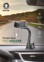 نگهدارنده تلفن ماشین منعطف GREEN 360 2"-3.3" 165mm - مشکی - برند گرین لاین Green lion - تصویر 5