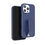 کیف سیلیکونی MORPHIX با دستگیره چرمی برای iPhone 16 PRO MAX-DEEP BLUE - برند لِوِلو Levelo - تصویر 7