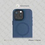 کیف سیلیکونی LIVIA TPU برای iPhone 16 PRO - BLUE - برند لِوِلو Levelo - تصویر 15