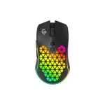 ماوس 9 بعدی بی سیم RGB 10000 DPI با باتری داخلی قابل شارژ 600MAH - - برند پرودو گیمینگ Porodo gaming - تصویر 2