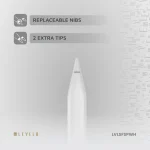 قلم قلم SKYFLEX STYLUS FOR IPAD - WHITE - برند لِوِلو Levelo - تصویر 12
