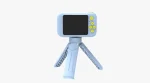 LIFESTYLE KIDS دوربین تاشو با پایه سه پایه 1000MAH - آبی - برند پرودو Porodo - تصویر 4