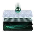 شیشه منحنی کامل 3D PV-PET PRO برای iPhone 16 PRO MAX - مشکی - برند گرین لاین Green lion - تصویر 10