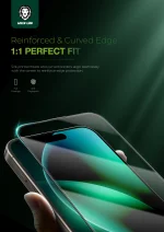 محافظ صفحه 9H STEVE HD برای iPhone 16 PRO - CLEAR - برند گرین لاین Green lion - تصویر 10