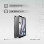 محافظ صفحه نمایش شیشه ای HD با سیلیکون بالا برای IPAD AIR 11 اینچ 2024 - برند لِوِلو Levelo - تصویر 7
