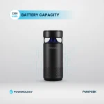 دستگاه تصفیه هوا مینی قابل حمل با استرلیزاسیون LED UVC - BALCK - برند پاورولوژی Powerology - تصویر 8