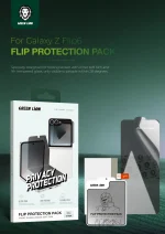 بسته حفاظتی FLIP PRIVACY FOR Z FLIP 6 - BLACK - برند گرین لاین Green lion - تصویر 5