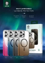 CASE MAGSAFE GRADION FOR IPHONE 15 PRO - BLUE - برند گرین لاین Green lion - تصویر 4