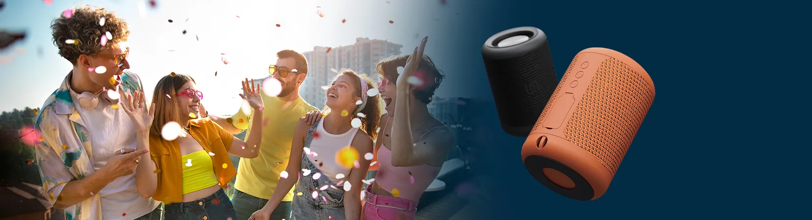 اسپیکر بلوتوث قابل حمل SOUNDTEC ضد آب IP65 - نارنجی - برند پرودو Porodo اسپیکر بلوتوث قابل حمل SOUNDTEC ضد آب IP65 - نارنجی - برند پرودو Porodo - تصویر 1