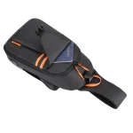 کیسه PU SLING مقاوم در برابر آب با پورت USB-C - مشکی - برند پرودو گیمینگ Porodo gaming - تصویر 2