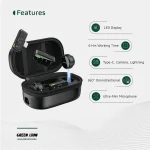 میکروفون بیسیم گرین لاین مدل GNGM85XMIC رنگ مشکی