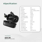 میکروفون بیسیم گرین لاین مدل GNGM85XMIC رنگ مشکی