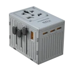 شارژر مسافرتی جهانی PORODO PD65W - خاکستری - برند پرودو Porodo - تصویر 10