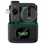 میکروفون یقه ای بی سیم گرین لاین مدل GN88XMICTC رنگ مشکی