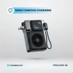 پاوربانک پاورولوژی مدل PPBCHA80 ظرفیت 10000 میلی آمپر ساعت بی سیم