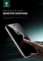 9H STEVE PRIVACY SCREEN PROTECTOR FOR IP 17 PRO - BLACK - تصویر 2