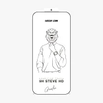 9H STEVE HD IP SCREEN PROTECTOR FOR 17 PRO MAX- CLEAR - تصویر 6