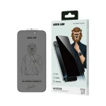 9H STEVE PRIVACY SCREEN PROTECTOR FOR IP 17 PRO - BLACK - تصویر 4
