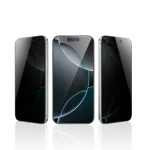 9H STEVE PRIVACY SCREEN PROTECTOR FOR IP 17 PRO - BLACK - تصویر 12