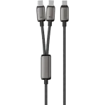 کابل دو سر USB-C پاورولوژی مدل PWDC100D رنگ خاکستری