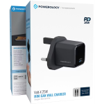 شارژر دیواری 25 وات پاورولوژی مدل PWP5525CTOLBK با کابل USB-C به Lightning