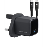 شارژر دیواری 25 وات پاورولوژی مدل PWP5525CTOLBK با کابل USB-C به Lightning