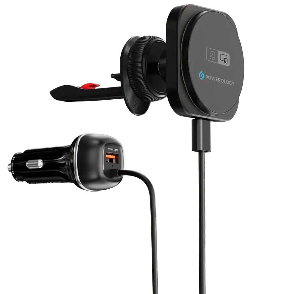 Powerology Nexar Smart Car Charger شارژر خودرو پاورولوژی مدل PCCSR022BK