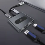 هاب تایپ سی 4 پورت پاورولوژی مدل PWFX2508AGY