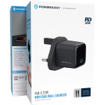 شارژر دیواری 25 وات پاورولوژی مدل PWP5525CTOCBK با کابل USB-C به USB-C