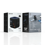 Travel Adapter Centurion GNCEN100ADBK - 100W GaN, Black - تصویر 4