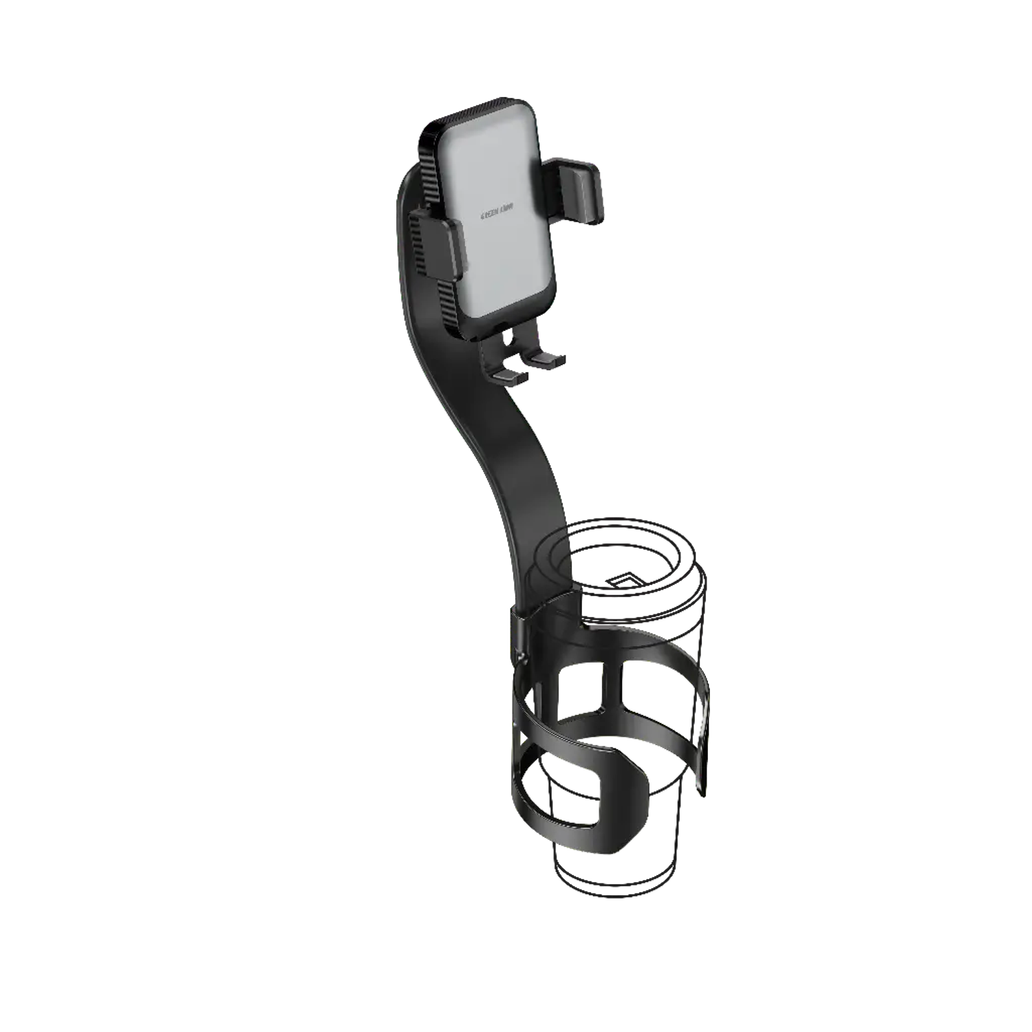 Phone Mount Flex Grip GNFLXGRPPMBK - Cup Holder, Black Phone Mount Flex Grip GNFLXGRPPMBK - Cup Holder, Black - تصویر 1